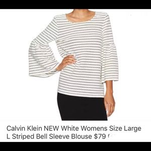 📍SOLD📍 @kassycloset - CK Bell Sleeve blouse BNWT